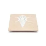 Wierookbrander Godinnensymbool roze zandsteen - 10 cm x 10 cm