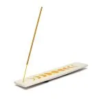 Wierookhouder zandsteen maanfasen langwerpig -  25.5 cm x 5 cm - Afbeelding 2
