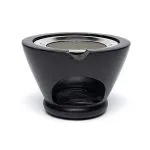 Wierookbrander zeepsteen zwart Levensboom met zeef -  7 cm x 13 cm - Afbeelding 2