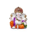 Ganesha met attributen - 7 cm x 8 cm