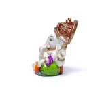 Ganesha met attributen - 7 cm x 8 cm - Afbeelding 2