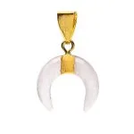 Hanger halve maan bergkristal