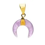 Hanger halve maan amethist - Afbeelding 3