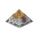 Orgoniet piramide angeliet met engelenvleugels  – 8 cm x 8 cm x 6 cm - Afbeelding 3