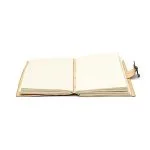 Notitieboek Bloem des Levens mandala met kunstleren omslag - ± 13 cm x 18 cm - Afbeelding 4