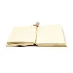 Notitieboek Bloem des Levens met rozenkwarts en kunstleren omslag  – ± 13 cm x 18 cm - Afbeelding 5