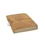 Notitieboek Levensboom met bergkristal en kunstleren omslag – ± 13 cm x 18 cm - Afbeelding 2