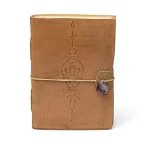 Notitieboek Lotus met amethist en kunstleren omslag – ± 13 cm x 18 cm - Afbeelding 6