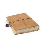 Notitieboek Lotus met amethist en kunstleren omslag – ± 13 cm x 18 cm - Afbeelding 2