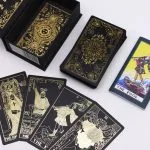 Goudfolie Tarot Set met Boek - Geschenkdoos -13.5 cm x 8.5 cm x 4.5 cm - Afbeelding 2