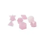 Rozenkwarts heilige geometrie set 7-delig – ± 2 cm - Afbeelding 2