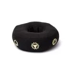 Klankschaalkussen 7 chakra’s zwart S - 13 cm x 5 cm - Afbeelding 4