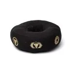 Klankschaalkussen 7 chakra’s zwart M -  17 cm x 6 cm