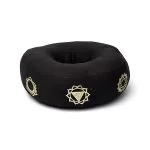 Klankschaalkussen 7 chakra’s zwart L -  21 cm x 7.5 cm - Afbeelding 4