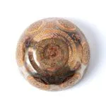 Verzilverde klankschaal Chenrezig -  ± 23 cm -  ± 1450-1550 gram - Afbeelding 3