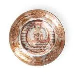 Verzilverde klankschaal Boeddha Vairochana -  ± 25 cm -  ± 1700-1800 gram - Afbeelding 4