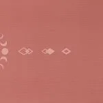 Yogi & Yogini Premium TPE yogamat Levensboom mauve -  61 cm x 183 cm x 0,5 cm - Afbeelding 3