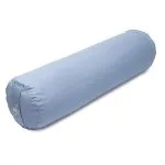 Meditatiekussen bolster blauw biokatoen (OCS) - 60 cm x 16 cm