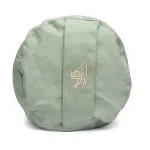 Meditatiekussen bolster zachtgroen biokatoen (OCS) - 60 cm x 16 cm - Afbeelding 2