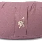 Meditatiekussen halve maan lila biokatoen (OCS) -  37 cm x 17 cm x 13 cm - Afbeelding 2