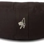 Meditatiekussen halve maan antraciet biokatoen (OCS) - 37 cm x 17 cm x 13 cm - Afbeelding 2