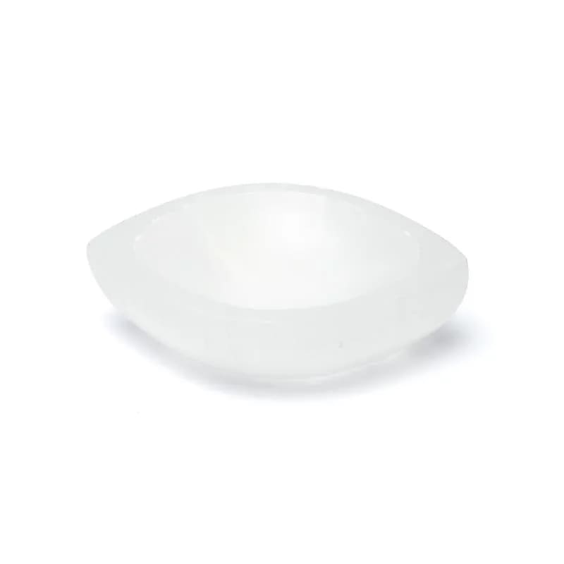 99219 Seleniet oogvormige schaal glanzend - ± 14 cm x 9 cm x 4 cm - Afbeelding 1