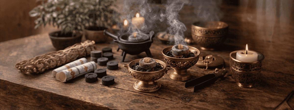 houtskool en houtskoolbranders