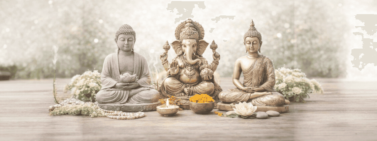 Boeddha en spirituele beelden
