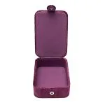 Sieraden / tarotdoos fluweel paars met Ganesha - 11 cm x 15.5 cm x 5 cm - Afbeelding 3