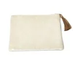 Etui fluweel gebroken wit met Bloem des Levens vredesteken  -  20 cm x 15 cm - Afbeelding 2