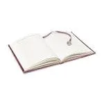 Notitieboek fluweel lila met Mandala -  20 cm x 15 cm - Afbeelding 2