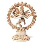 Shiva Nataraj ivoorkleurig - 15 cm