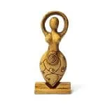 Godinnenbeeld koperkleurig -  ±13 cm