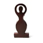 Godinnenbeeld lichtbruin -  ±13 cm - Afbeelding 2