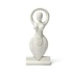 Godinnenbeeld wit - ±13 cm