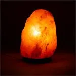 Zoutlamp met snoer en lamp -  ± 16 cm - 20 cm - 2000 á   3000 gram - Afbeelding 2