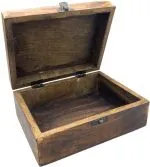 Grote houten bewaardoos 20 cm x15 cm x 7.5cm - Boeddha - Afbeelding 2