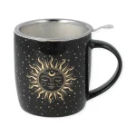 Theemok set Zon en Maan zwart - 400 ml - Afbeelding 4