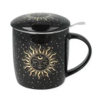 Theemok set Zon en Maan zwart - 400 ml