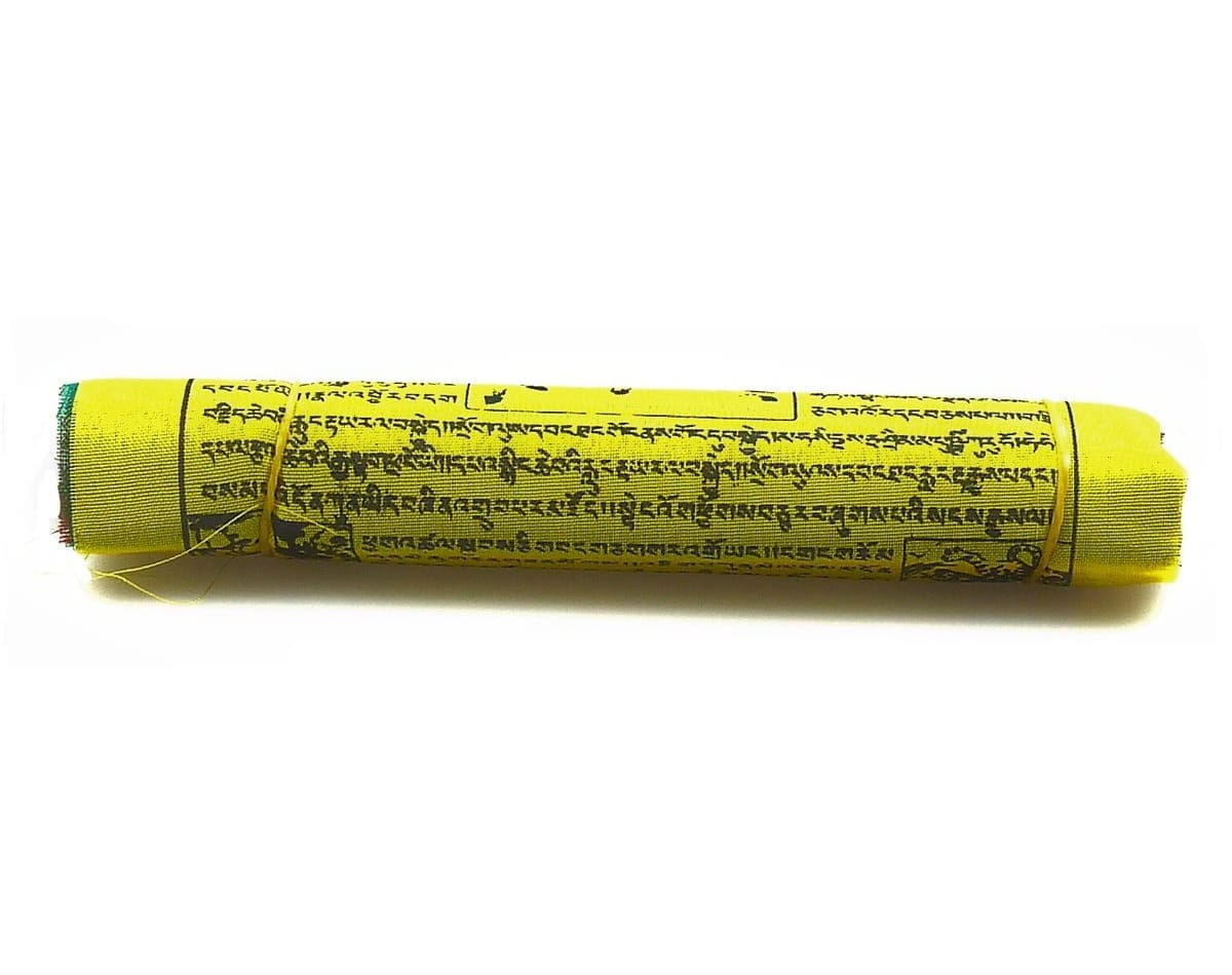 1200x4212 Tibetaanse Gebedsvlaggen - 25 vlaggen - 8 meter lang - 16 cm x 29 cm - Afbeelding 1