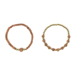 Armband zonnesteen & hematiet set van 2 - Afbeelding 2