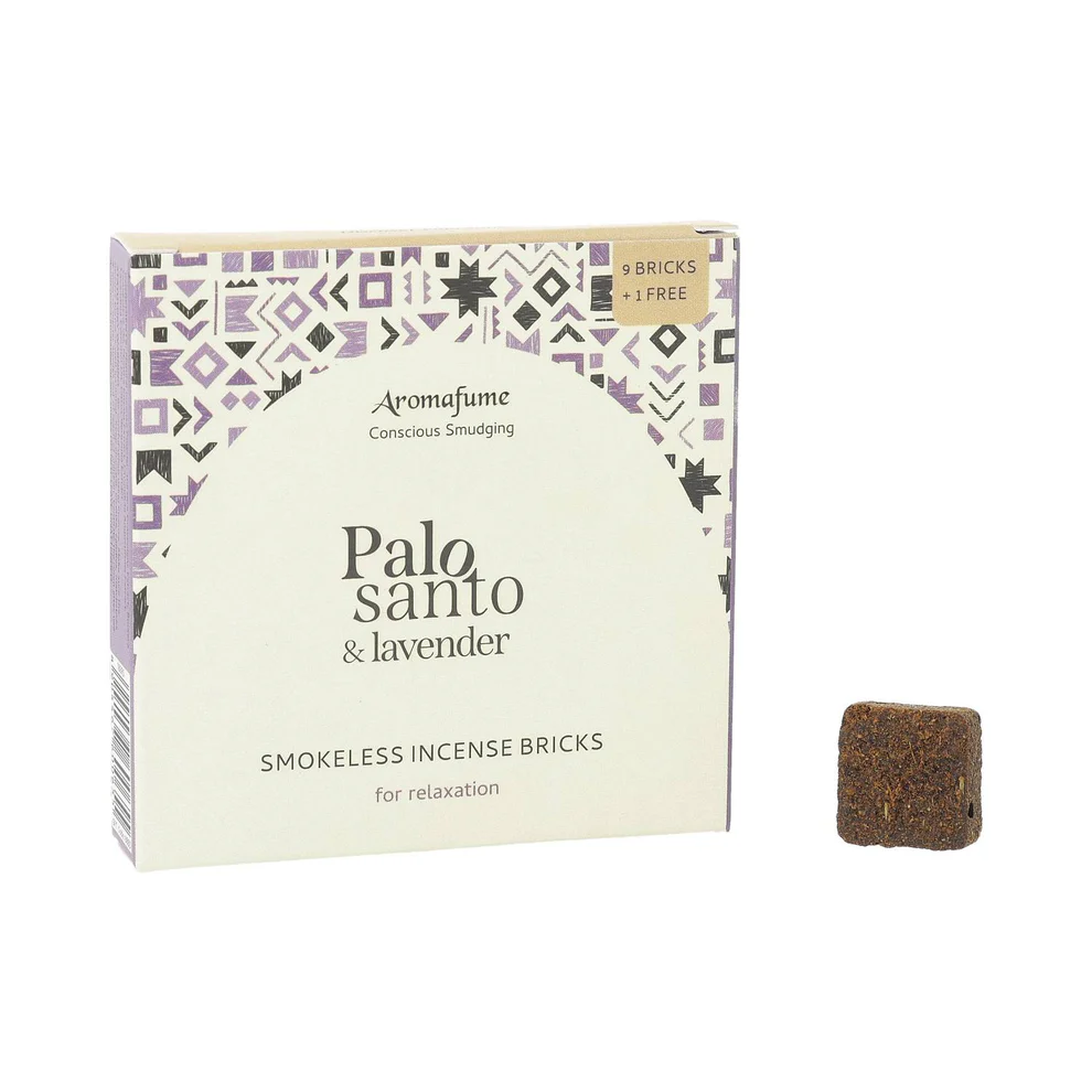 18290_e2a3cf18-3c80-44a2-9c2b-05e7c2cd792d Aromafume wierookblokjes Palo Santo & Lavendel - 2 cm x 2 cm - Afbeelding 1
