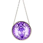 Raamdecoratie glas Godin rond - Ø15 cm x 38 cm - Afbeelding 2