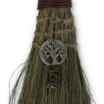 Heksenbezem Tree of Life met tijgeroog chips 20 cm x 10 cm - Afbeelding 2