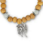 Engelen armband aartsengel Michaël elastisch - Diameter kraal – ± 0.6 cm - Afbeelding 2