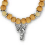 Engelen armband aartsengel Uriël elastisch -  doorsnee kralen ± 0.6 cm - Afbeelding 2