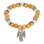 Engelen armband aartsengel Camael elastisch - doorsnee kralen ± 0.6 cm