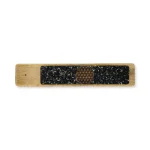 Wierookhouder Flower of life toermalijn en pyriet mangohout -± 25 cm x 7 cm x 1 cm - Afbeelding 2