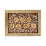 Tarot sieradendoos 7 Chakra's gemengde chakrastenen mangohout - ± 18 cm x 14 cm x 7 cm - Afbeelding 2