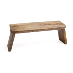 Meditatiebankje mangohout (Inklapbaar) - ± 48 cm x 18 cm